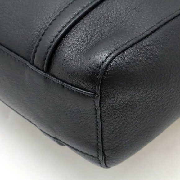 BALENCIAGA Black Leather Shoulder Bag - Picture 4 of 9